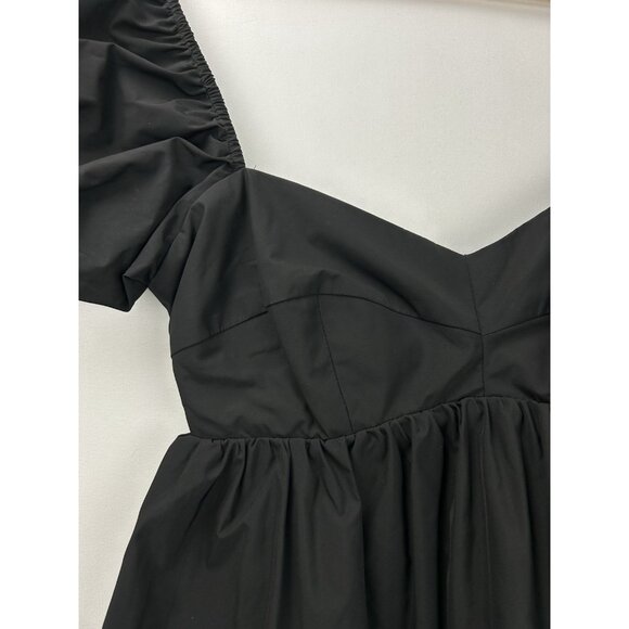 Amanda Uprichard Women’s Size Large Sicily Mini Black Dress Made In USA - Picture 12 of 15